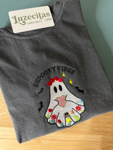 Load image into Gallery viewer, Espooky Vibes Embroidered shirt