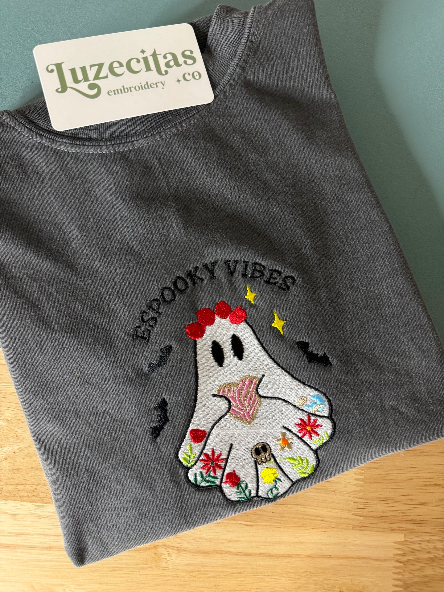 Espooky Vibes Embroidered shirt