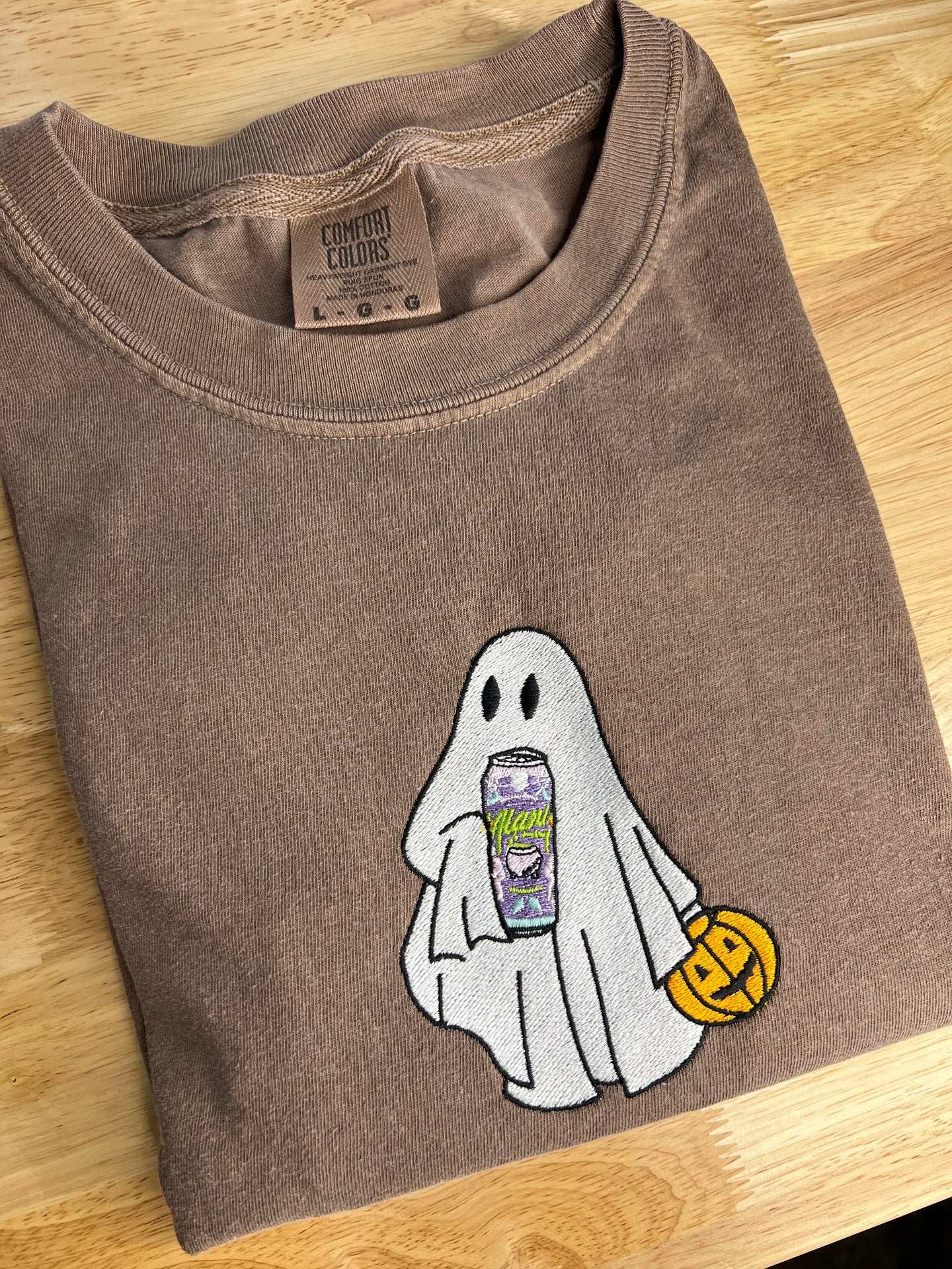 Spooky Sips & Sweet Treats Embroidered Tee