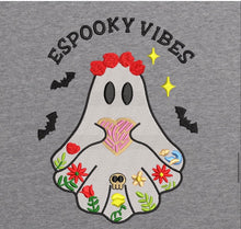 Load image into Gallery viewer, Espooky Vibes Embroidered shirt

